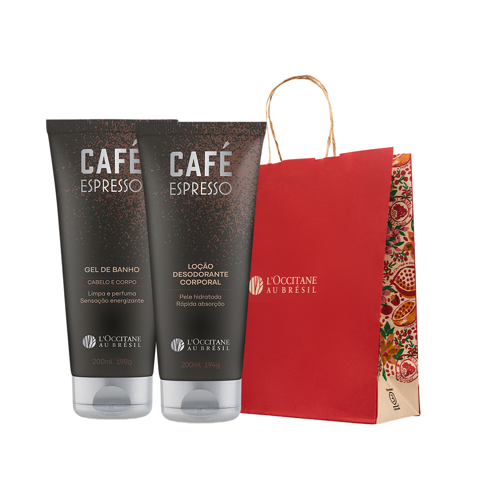 Presente Gel de Banho e Loção Desodorante Café Expresso